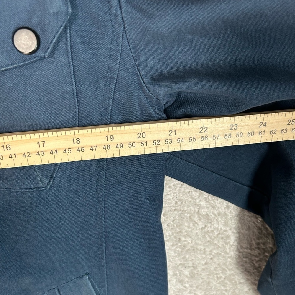 Wantdo Men's Heavy Casual Cotton Lined Jacket. Blue Size Medium. Preppy Casual - Picture 4 of 13